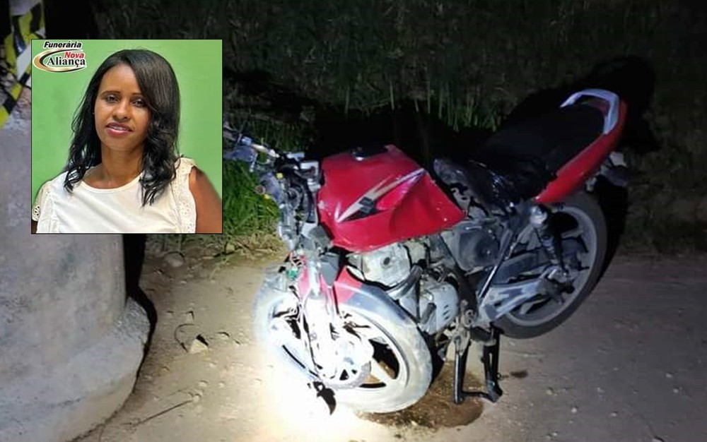 Mulher morre após moto bater em manilha na MGC-369, em Campo Belo, MG
