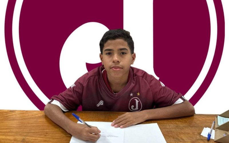 Arthur Sena é o novo reforço do sub-13 do Juventus da capital