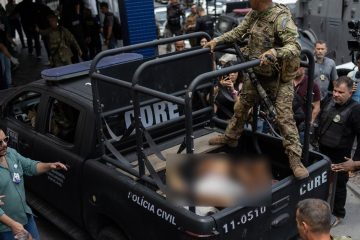 Megaoperação no Rio contra o Comando Vermelho deixa 60 mortos e 81 presos