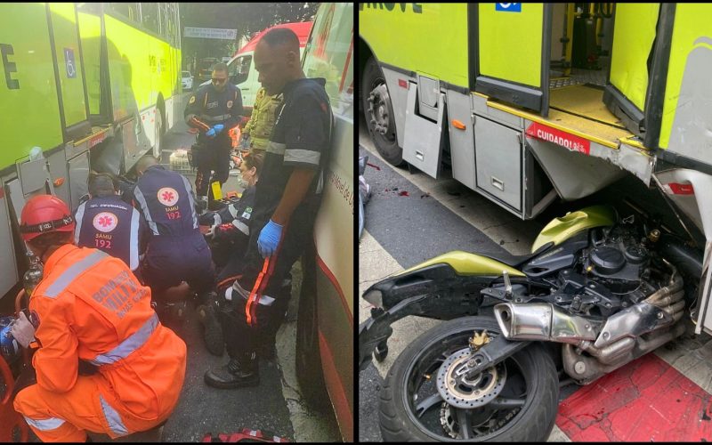 Tragédia em BH: Motociclista perde a vida em grave acidente causado por ônibus que desrespeitou o semáforo