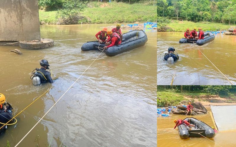 Caminhoneiro encontrado no Rio Gualaxo em Mariana após operação de resgate subaquático