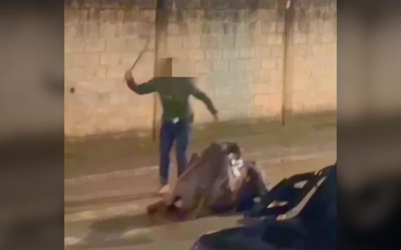 Homem é detido em Monsenhor Horta por agredir cavalo; assista ao vídeo