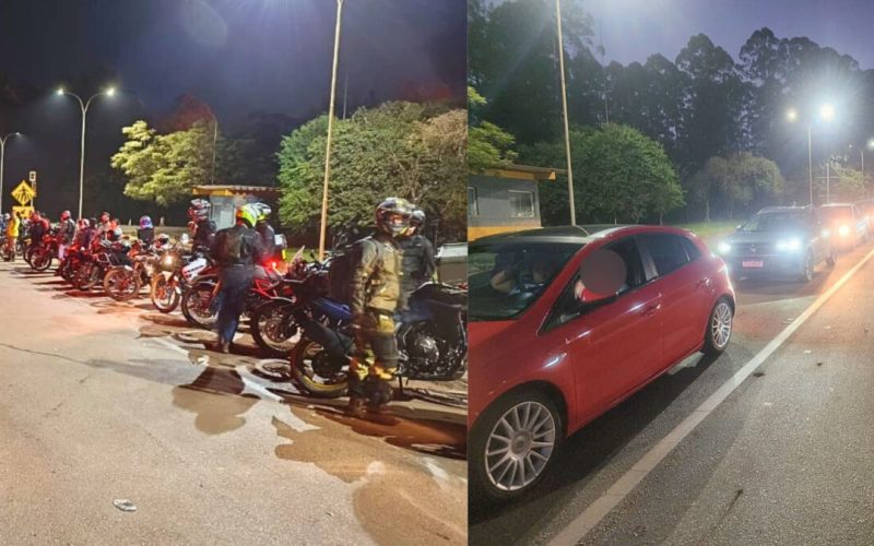 Itabirito: Operação da PMRv na BR-356 realiza 73 testes de bafômetro em blitz recente