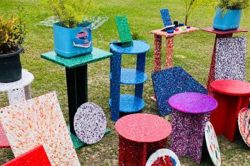 Projeto transforma resíduos plásticos em mobiliário e impulsiona geração de renda e sustentabilidade