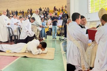 Maycon Rodrigues se torna padre em Itabirito, celebrando o nono filho da Comunidade da Boa Viagem