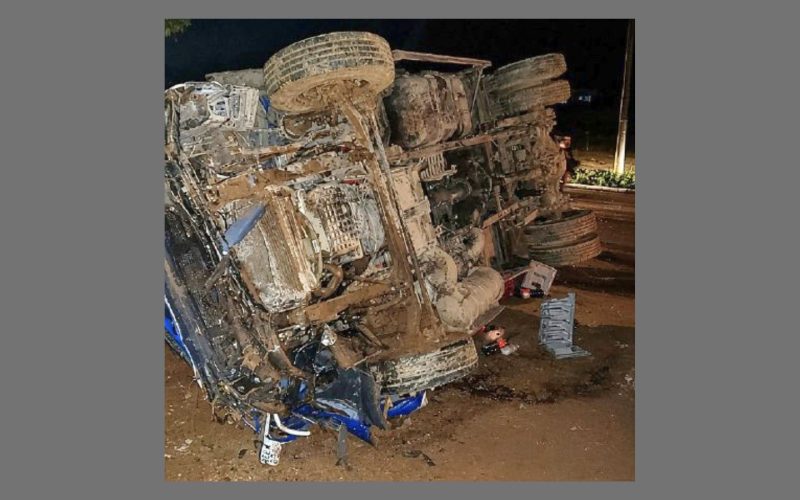 Acidente trágico na MG-262: caminhão e carro colidem, resultando em morte de motorista em Mariana