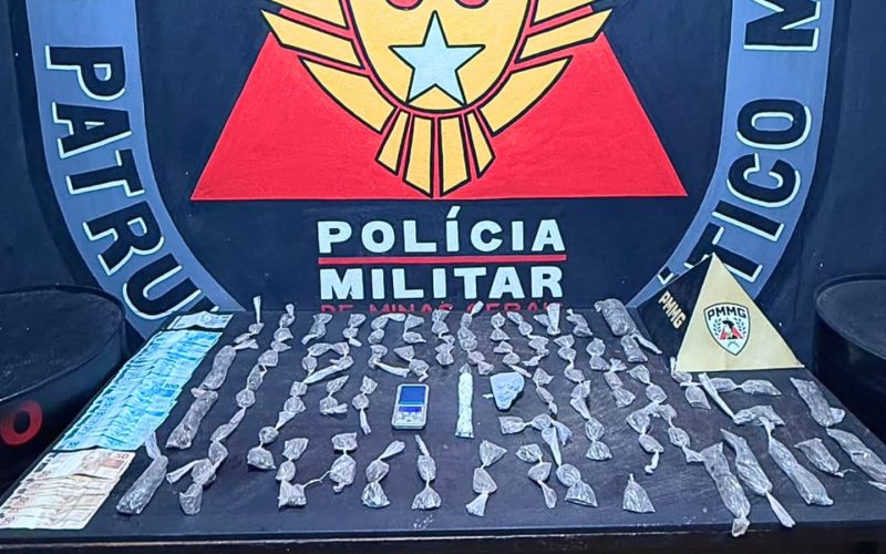Adolescente detido em Mariana com drogas; ASSISTA AO VÍDEO