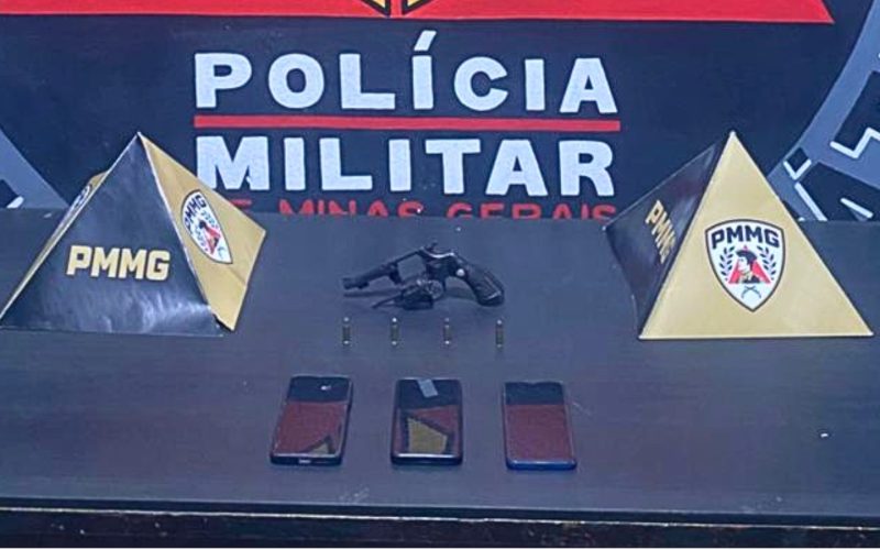 Prisão de homem em Mariana resulta na apreensão de revólver e munições no bairro Cabanas