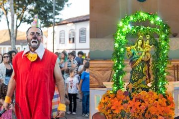 Encontro de Palhaços, Festa de Nossa Sra. de Nazaré e mais: veja a agenda do fim de semana em Mariana