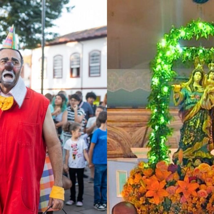 Encontro de Palhaços, Festa de Nossa Sra. de Nazaré e mais: veja a agenda do fim de semana em Mariana